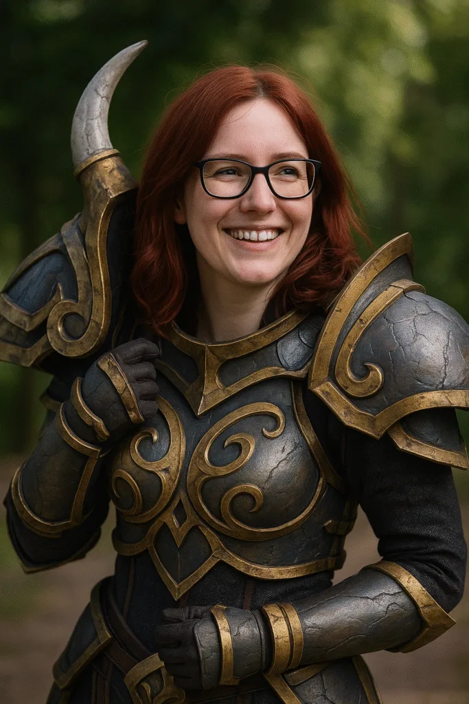 AI-generad bild på Svetlana a.k.a. Kamui Cosplay
